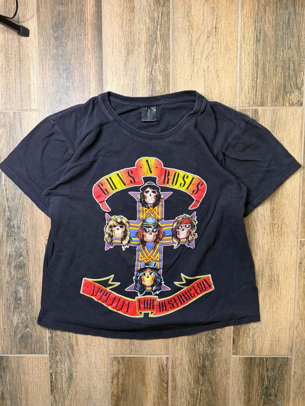 Vintage Guns N Roses Appetite For Destruction T-Shirt Black